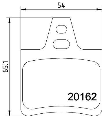 DON Bremseklodser pcp1581 for CITROËN