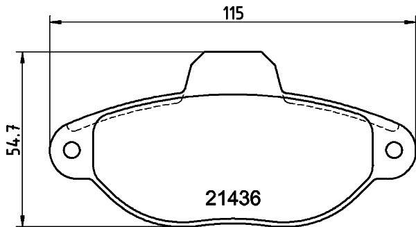 DON Bremseklodser pcp1074 for FORD FIAT