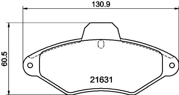 DON Bremseklodser pcp1580 for CITROËN