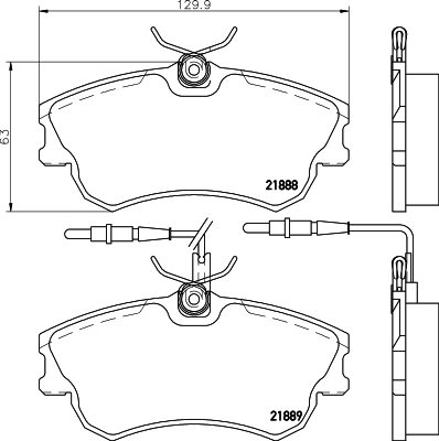 DON Bremseklodser pcp1486 for RENAULT