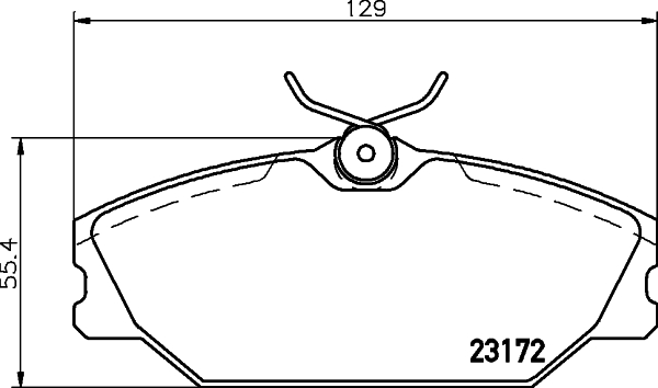 DON Bremseklodser pcp1153 for RENAULT