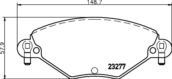 DON Bremseklodser pcp1338 for CITROËN