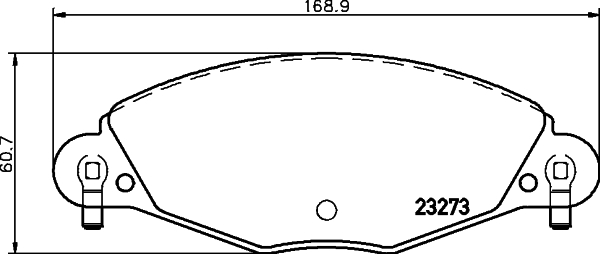 DON Bremseklodser pcp1469 for CITROËN