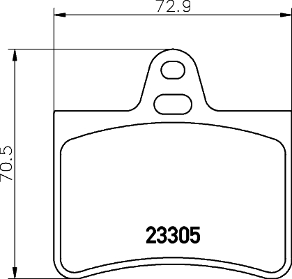 DON Bremseklodser pcp1318 for CITROËN