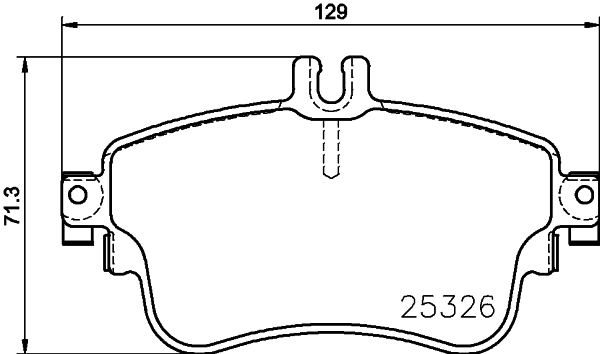 DON Bremseklodser pcp1409 for MERCEDES-BENZ