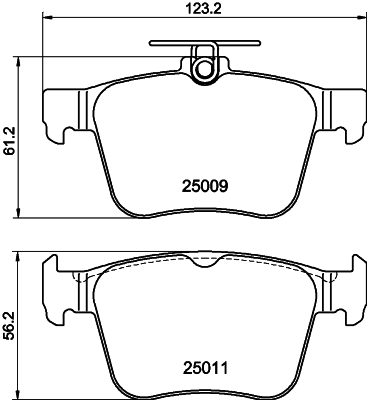 DON Bremseklodser pcp1403 for VW SKODA VW (SVW) AUDI (FAW) CUPRA SEAT AUDI SKODA (SVW) VW (FAW)