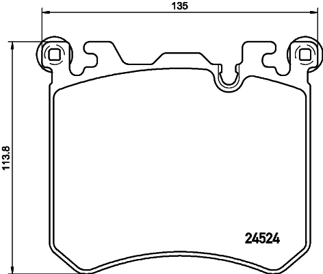 HELLA Bremseklodser 8db355020431 for BMW ROLLS-ROYCE