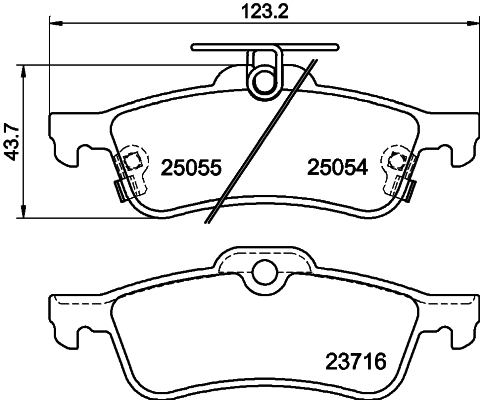 DON Bremseklodser pcp1397 for HONDA