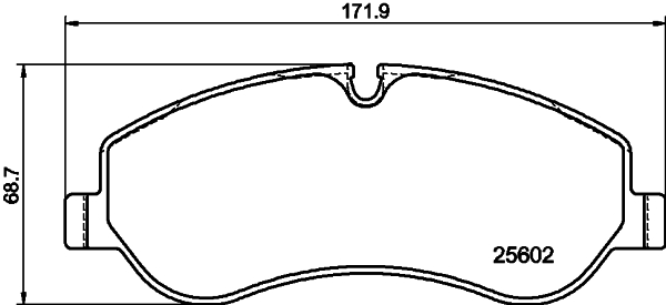 DON Bremseklodser pcp1646 for FORD