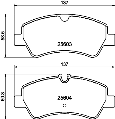 DON Bremseklodser pcp1653 for FORD