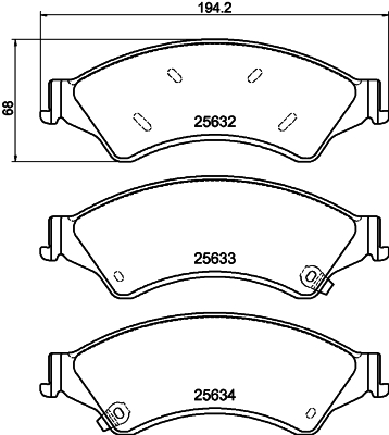 DON Bremseklodser pcp1393 for FORD FORD USA FORD AUSTRALIA FORD ASIA & OCEANIA MAZDA VW