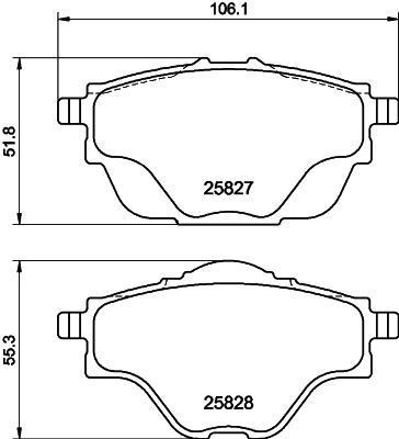 DON Bremseklodser pcp1336 for VAUXHALL GEELY CITROËN PEUGEOT