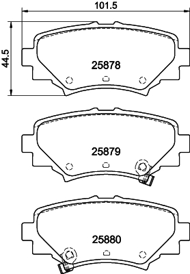DON Bremseklodser pcp2002 for MAZDA
