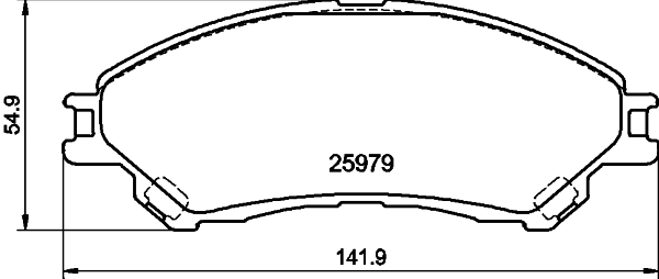 DON Bremseklodser pcp2011 for MITSUBISHI NISSAN SUZUKI SUZUKI (CHANGAN)