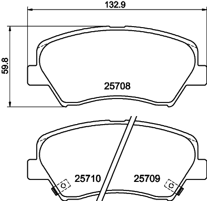 DON Bremseklodser pcp1194 for HYUNDAI KIA