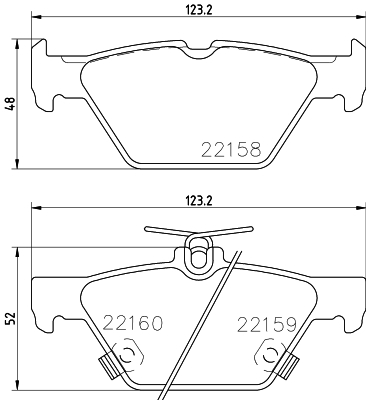 DON Bremseklodser pcp1880 for SUBARU
