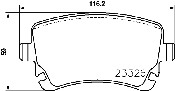 HELLA Bremseklodser 8DB 355 024-961 for BENTLEY