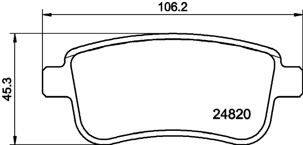 DON Bremseklodser pcp1231 for RENAULT SAMSUNG