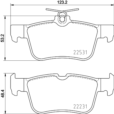 DON Bremseklodser pcp1913 for FORD FORD (CHANGAN) FORD USA LINCOLN