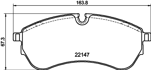 DON Bremseklodser pcp1606 for VW MAN