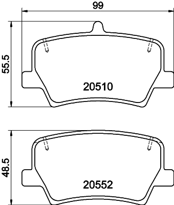 DON Bremseklodser pcp1748 for VOLVO LYNK & CO GEELY