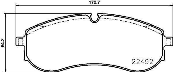 DON Bremseklodser pcp1758 for VW MAN