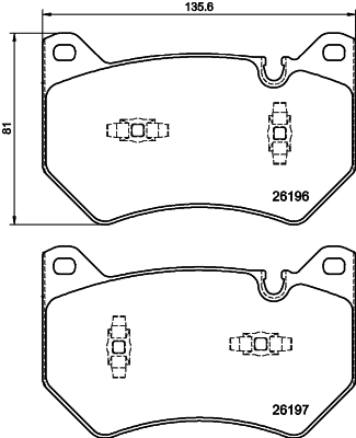 DON Bremseklodser pcp1751 for SKODA AUDI
