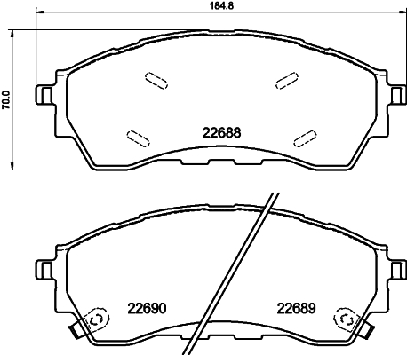 DON Bremseklodser pcp1836 for FORD FORD ASIA & OCEANIA VW FORD AUSTRALIA