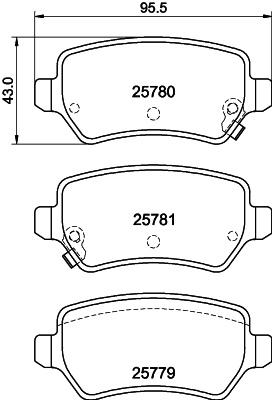 DON Bremseklodser pcp1765 for KIA
