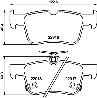 DON Bremseklodser pcp2020 for HONDA