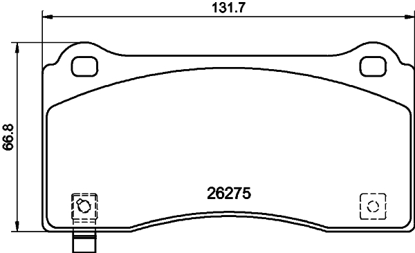 DON Bremseklodser pcp2031 for TESLA