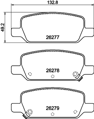 DON Bremseklodser pcp2032 for TESLA