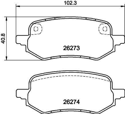 DON Bremseklodser pcp2029 for FORD
