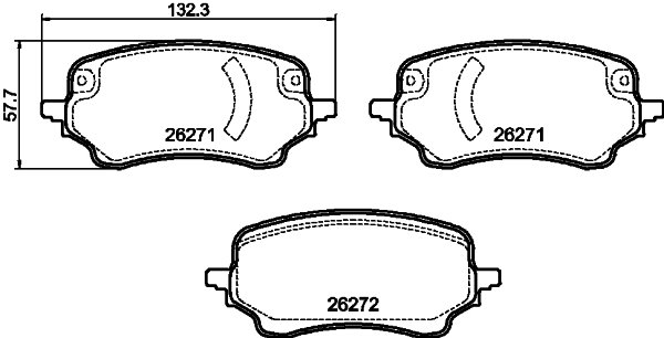 DON Bremseklodser pcp2028 for FORD FORD AUSTRALIA