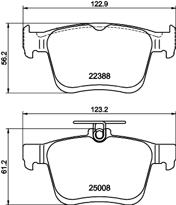 DON Bremseklodser pcp2047 for VW AUDI
