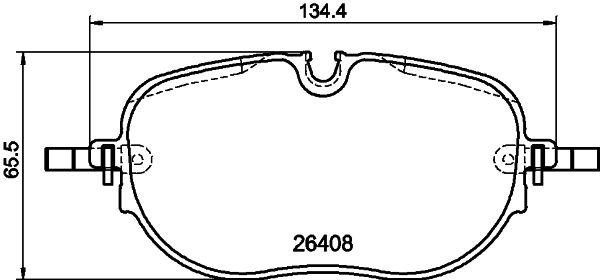 DON Bremseklodser pcp2042 for VW