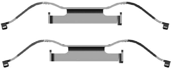 TEXTAR Tilbehørsæt, bremsekaliper 82077000 for AUDI