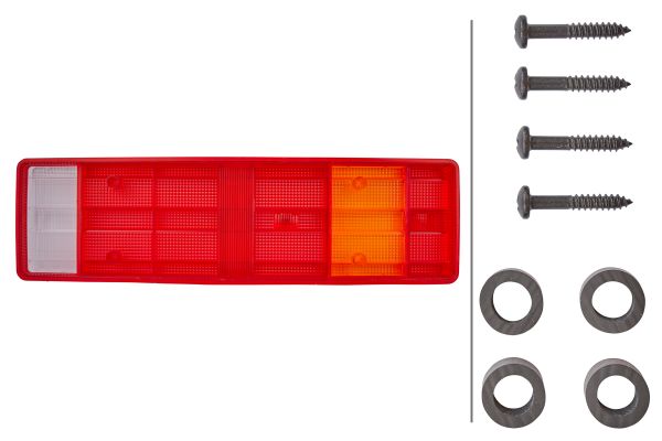 HELLA Lygteglas, baglygte 9el152891001 R5W højre for DAF MERCEDES-BENZ