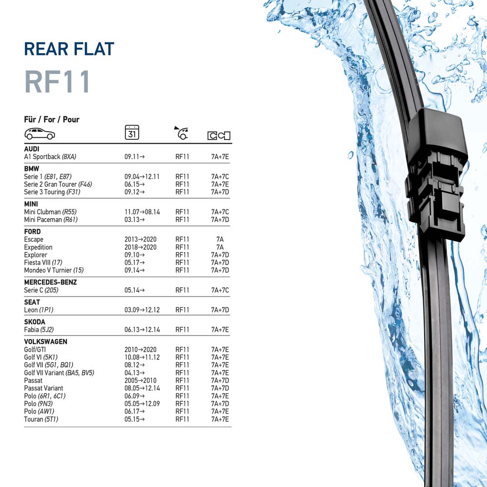 HELLA Viskerblad 9XW 358 179-111 bag