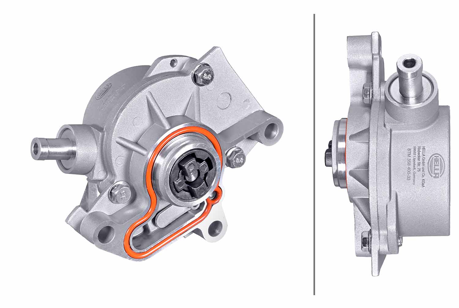 HELLA Vakuumpumpe, bremsesystem 8tm358400331 for VW