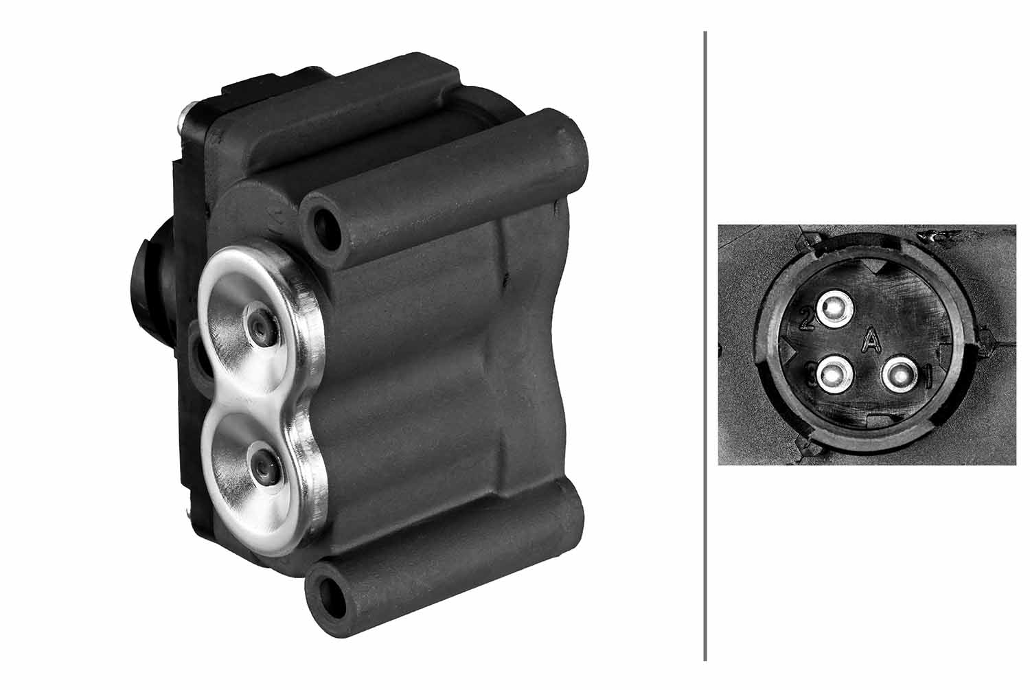 HELLA Magnetventil, skiftecylinder 6nw358189021 for MERCEDES-BENZ