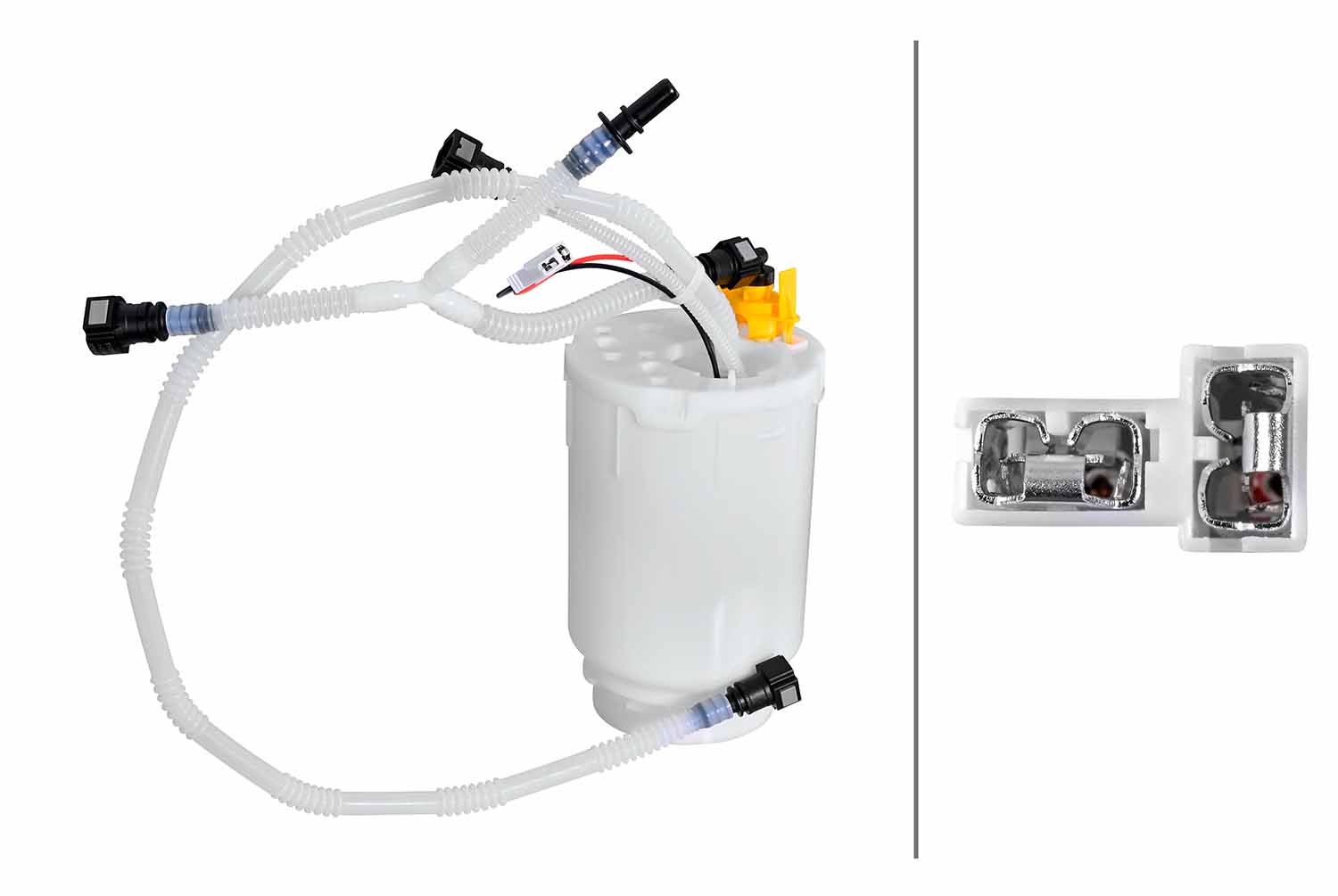 HELLA Hvirvelpotte, brændstofpumpe 8tf358312521 for PORSCHE