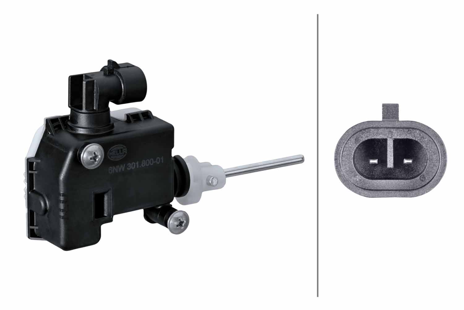 HELLA Servomotor, centrallåsesystem 6nw301800011 Køretøjets tankklap for BAIC