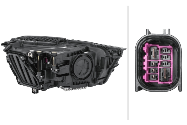 HELLA Forlygte 1lx354870151 LED venstre for AUDI