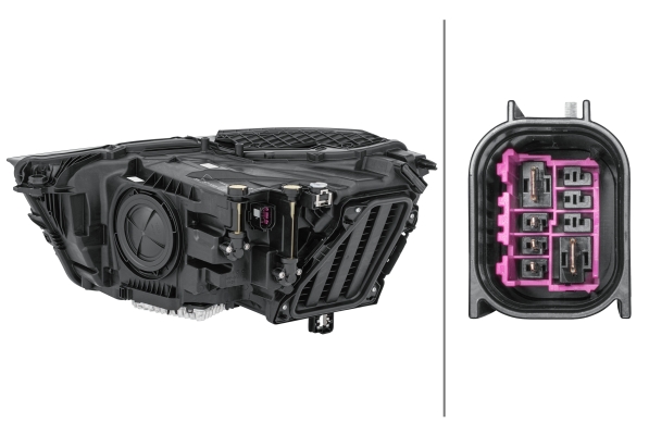 HELLA Forlygte 1lx354870161 LED højre for AUDI