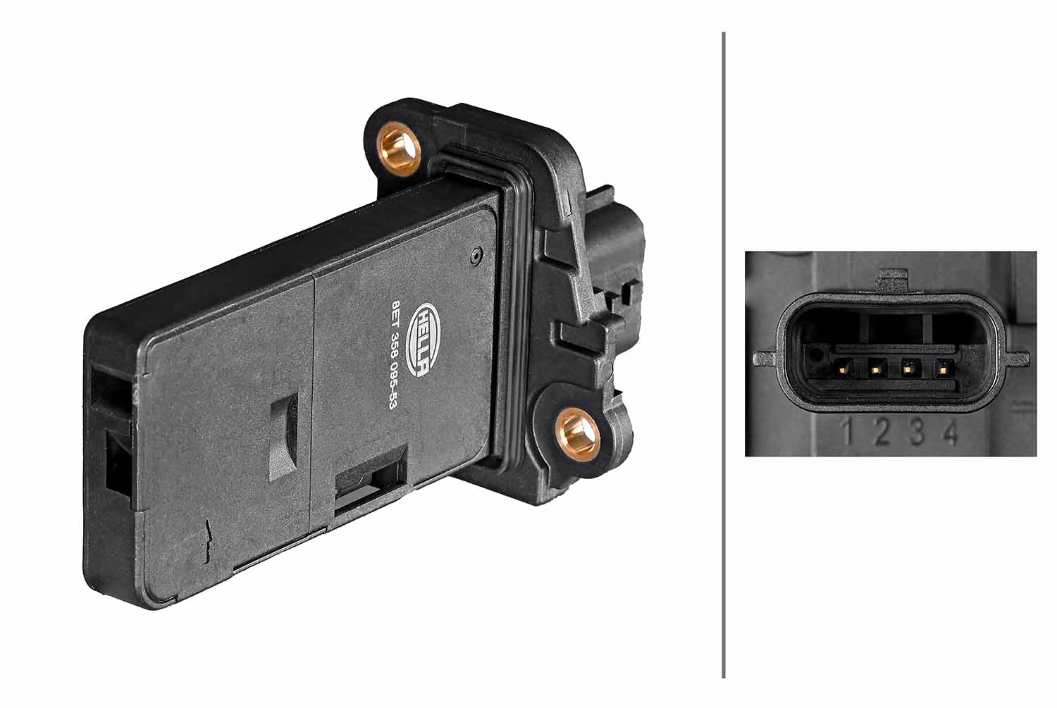 HELLA Luftmængdesensor 8et358095531 for RENAULT