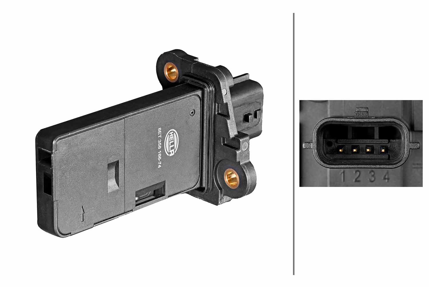 HELLA Luftmængdesensor 8et358095541 for GENERAL MOTORS INFINITI NISSAN RENAULT