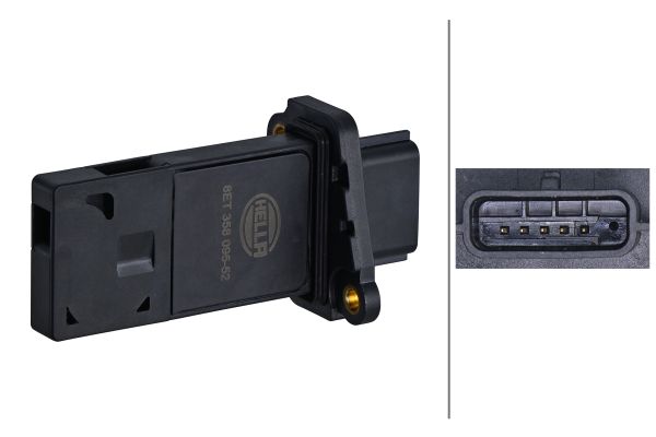 HELLA Luftmængdesensor 8et358095521 for INFINITI