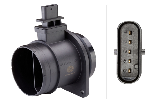 HELLA Luftmængdesensor 8et358095711 for MINI