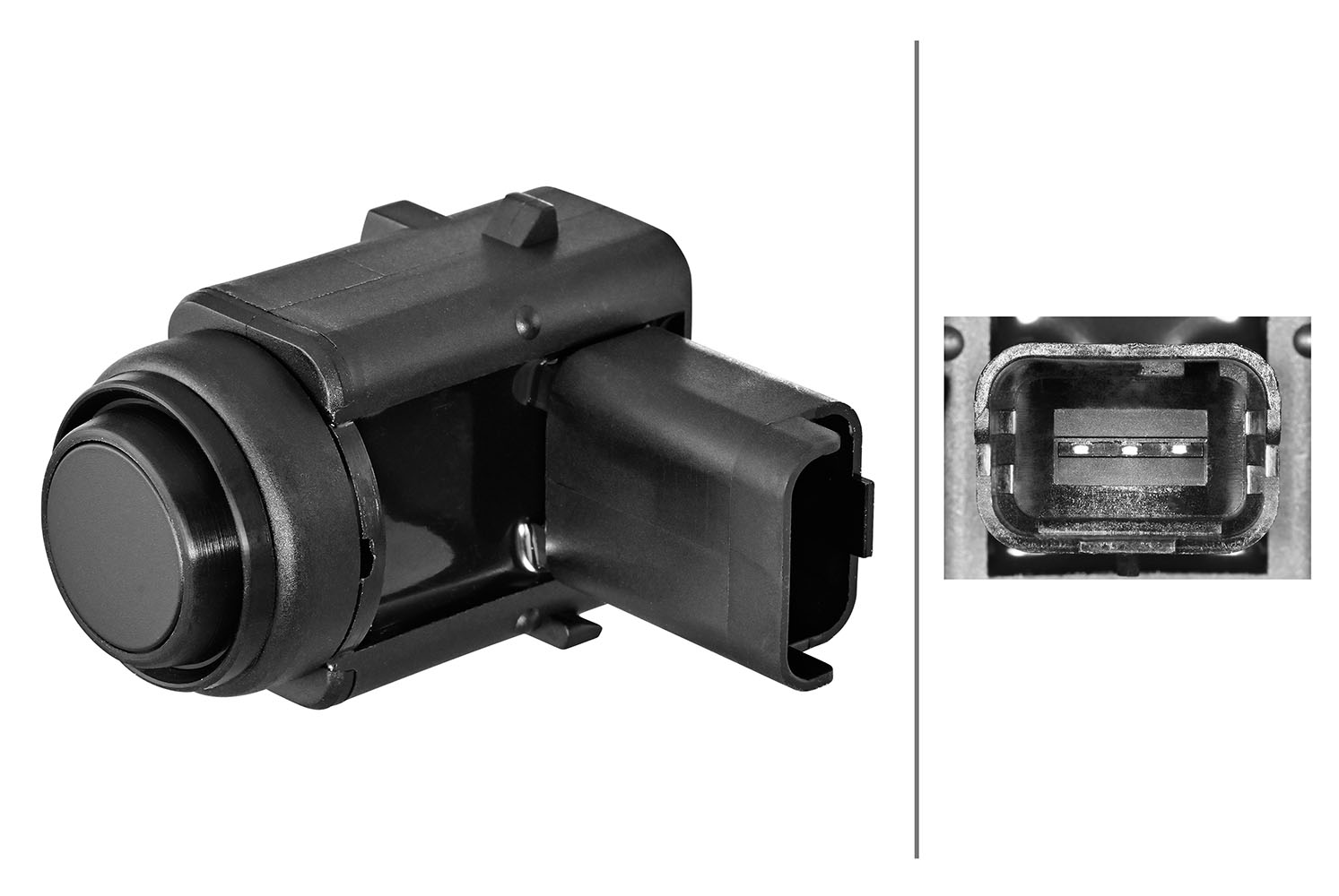 HELLA Sensor, parkeringshjælp 6px358270531 bag for PEUGEOT